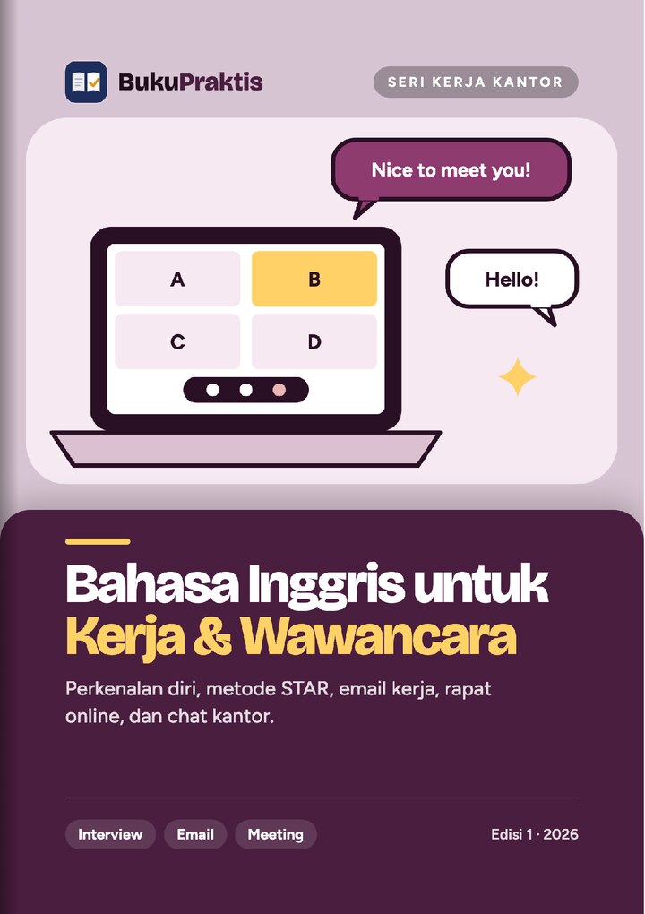 Sampul Bahasa Inggris untuk Kerja & Wawancara