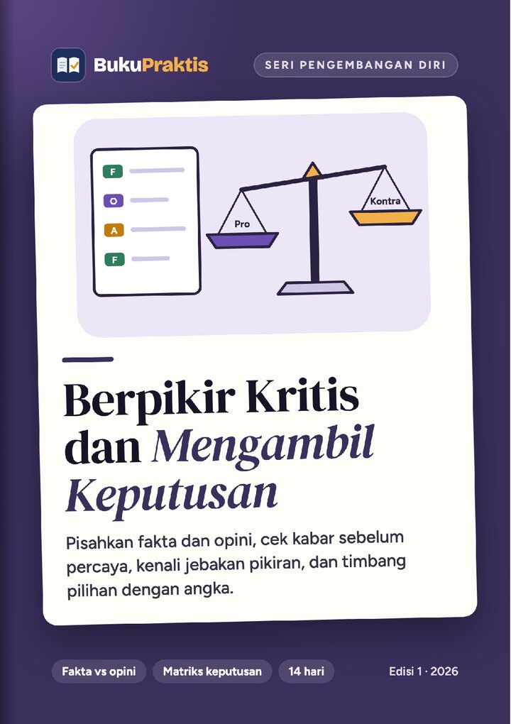 Sampul Berpikir Kritis dan Mengambil Keputusan