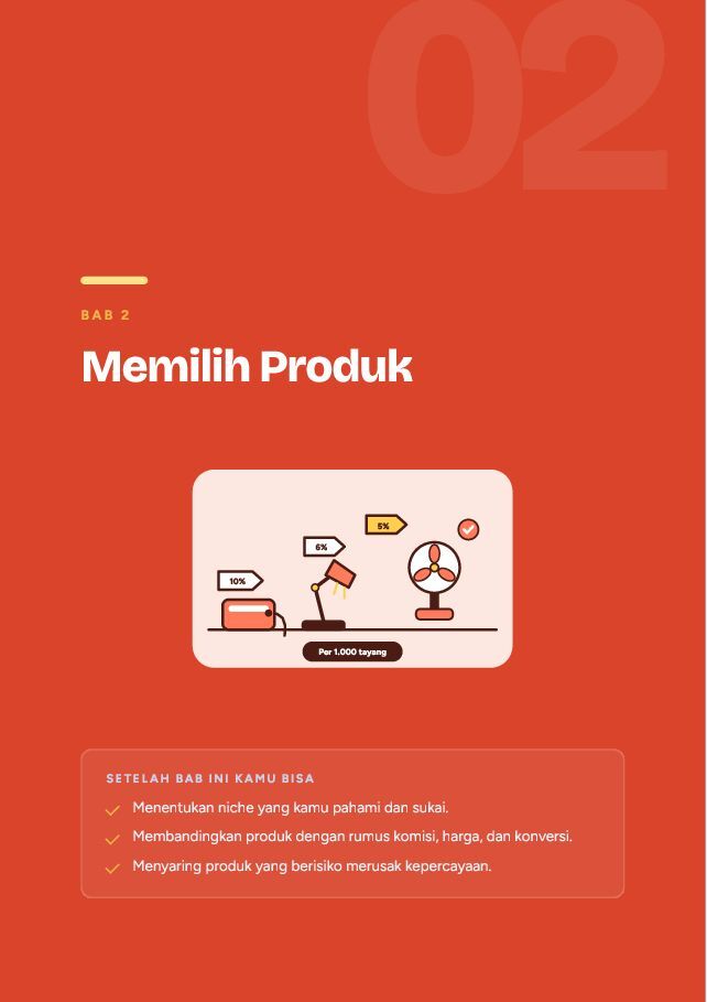 Contoh halaman Affiliate TikTok Shop & Shopee untuk Pemula