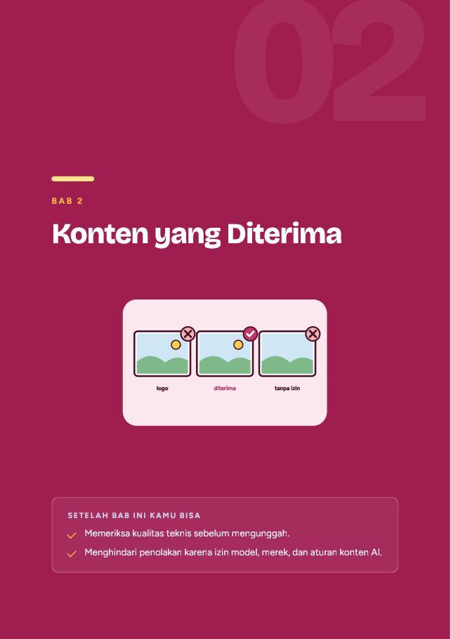 Contoh halaman Cuan dari Microstock