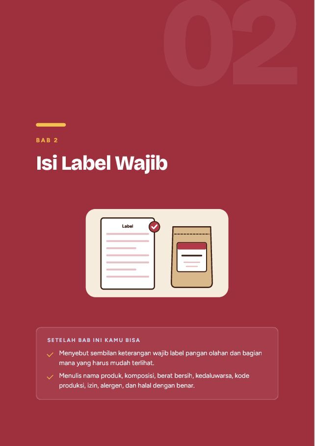 Contoh halaman Desain Kemasan & Label Produk UMKM