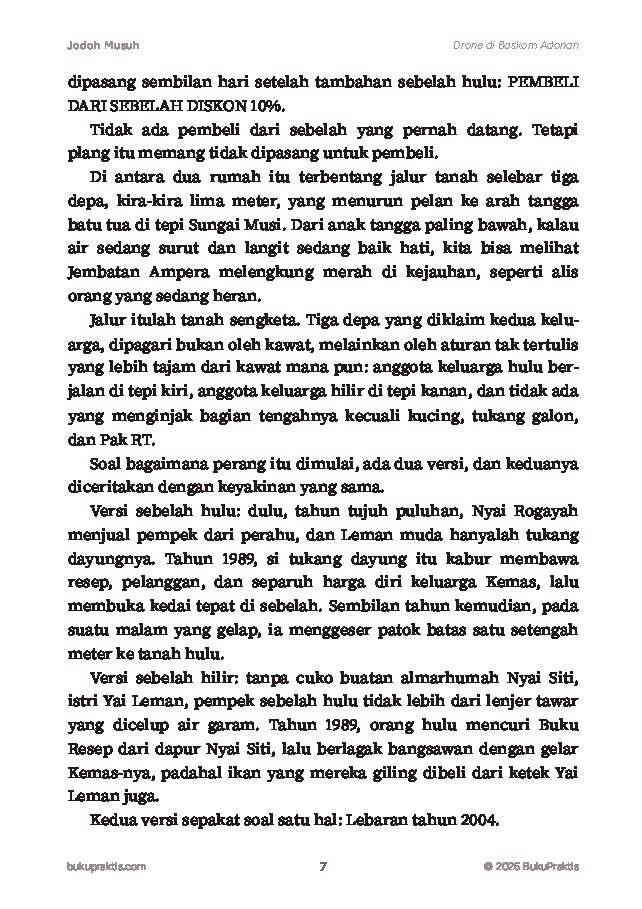 Contoh halaman Jodoh Musuh