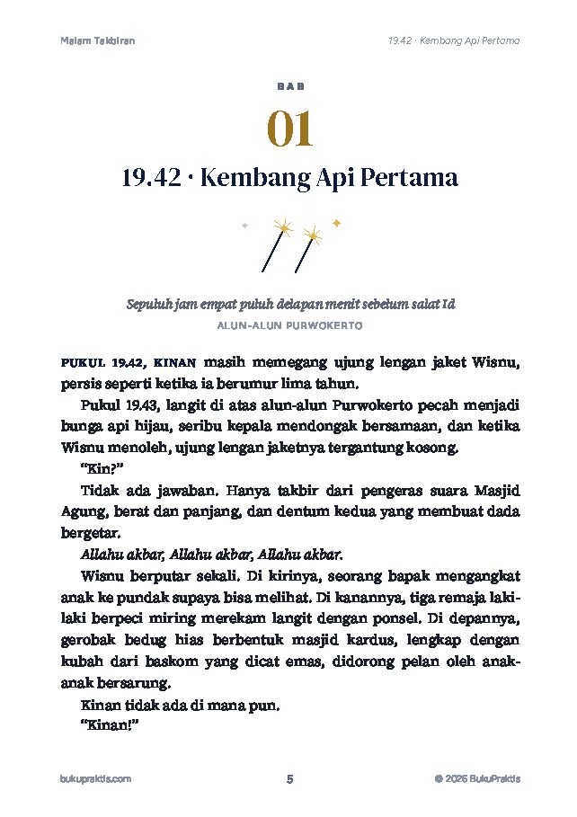 Contoh halaman Malam Takbiran