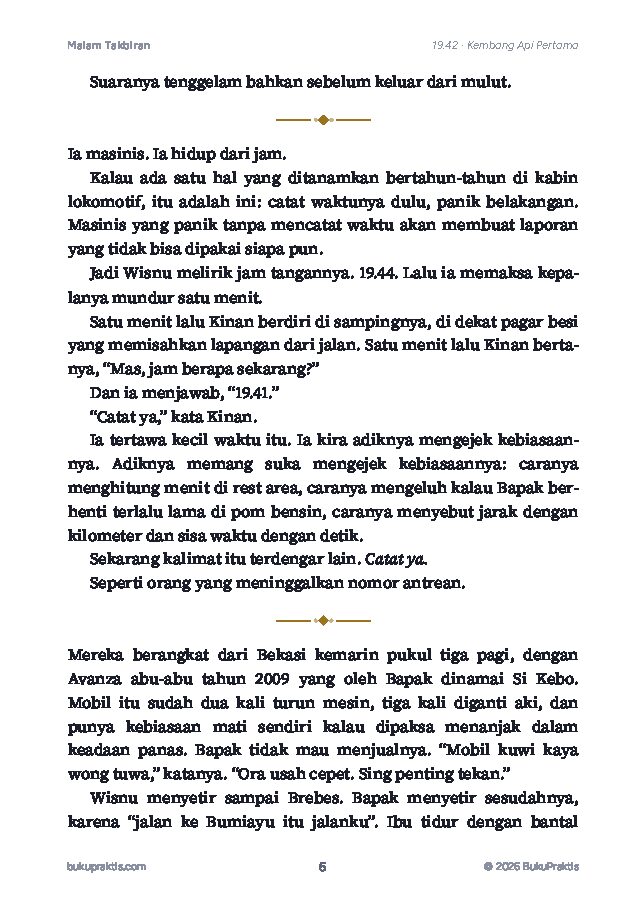 Contoh halaman Malam Takbiran