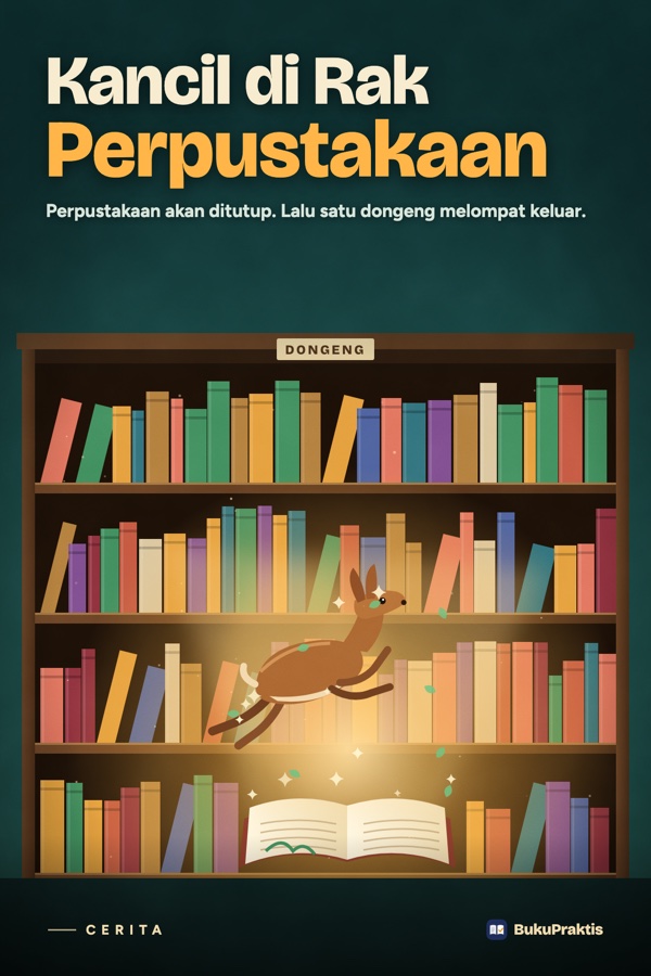 Sampul Kancil di Rak Perpustakaan