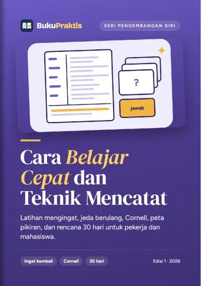 Sampul Cara Belajar Cepat dan Teknik Mencatat